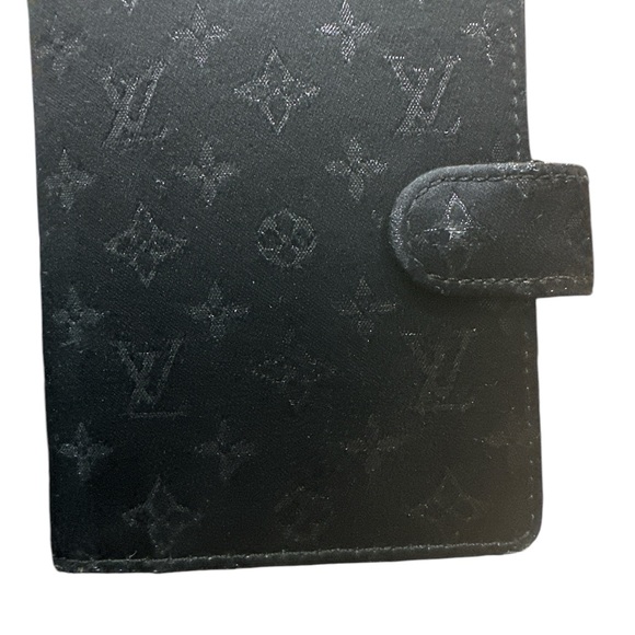 Louis vuitton black silk agenda - Rare - Picture 2 of 12